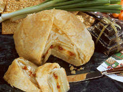 Stuffed and Wrapped Brie