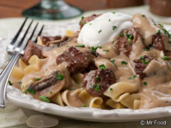 Stylish Beef Stroganoff