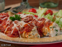 Sunday Night Manicotti