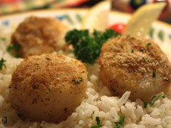 Ten-Minute Scallops