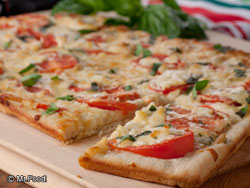 Tomato-Basil Squares