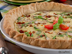 Tomato Pesto Potluck Pie