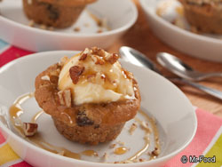 Turtle Pecan Ice Cream Cups 