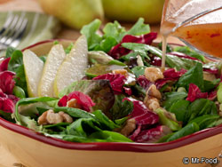 Warm Honey Walnut Salad 