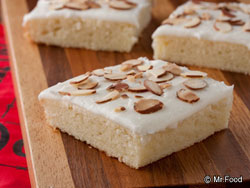 White Texas Sheet Cake