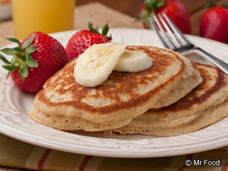 Whole Wheat Buttermilk Pancakes