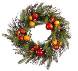 Decorating Wreaths at Colonial Williamsburg