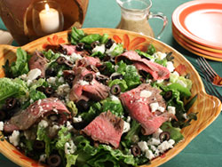 Zesty Flank Steak Salad
