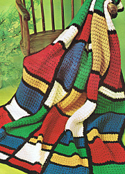 Quick Stained Glass Afghan