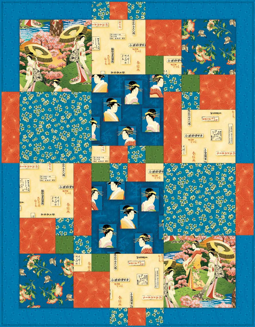 Japanese Afternoon Quilt Pattern from Springs Creative