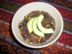 Addies Black Bean Chili