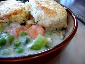Buttermilk Biscuit Chicken Pot Pie