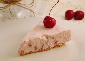 Cherry Icebox Cheesecake