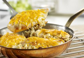 Chicken and Stuffing Skillet