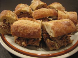 Cider Pulled Pork Sandwiches