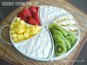 Coconut Cream Fruit Dip