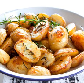 Effortless Garlic Roasted Potatoes
