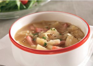 Ham Potato and Cabbage Soup Recipe