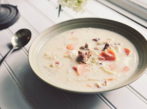 Kraut & Brat Soup