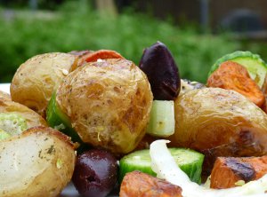 Easy Mediterranean Potato Salad