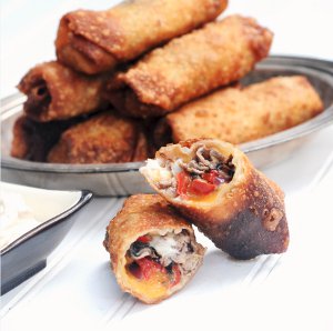 Philly Cheese Steak Eggrolls