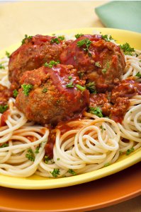 Godfather Spaghetti and Meatballs