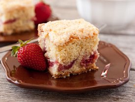 Strawberry Coffee Cake