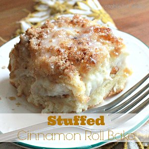 Stuffed Cinnamon Roll Bake