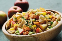 Warm Salmon Pasta Salad