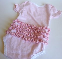 Baby Onesie Crochet Pattern | AllCrafts.net Free Crafts Update Blog