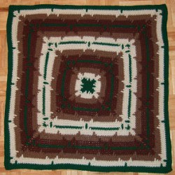Square Navajo Lap Blanket