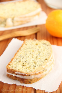 Glazed Lemon Poppy Seed Loaf Cake