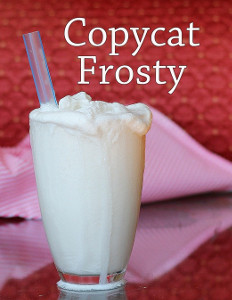 Healthier Wendy's Vanilla Frosty
