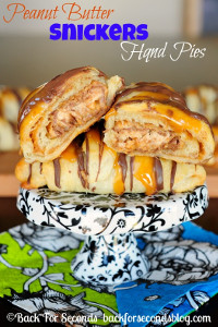 Peanut Butter Snickers Hand Pies
