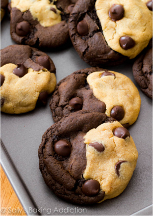 Soft-Baked Peanut Butter Chocolate Swirl Cookies