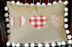 Cross My Heart Pillow