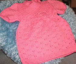 Knitted Dress on Lace Baby Dress This Image Courtesy Of Knitting Galore Knitting