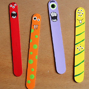 Popsicle Stick Monster Men