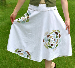  Scrappy Floral Skirt