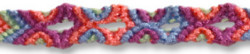 Totem Pole Friendship Bracelet Pattern