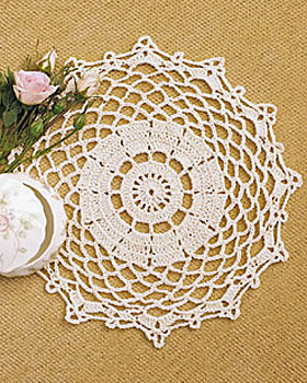 Pansy Doily - Free Crochet Doily Pattern
