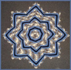 A crochet afghan pattern requires 4-ply yarn. I wish to use