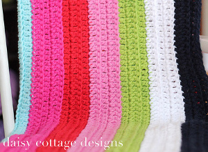 Easy Crochet Pattern: Crochet Granny Stripe Afghan