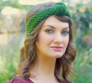 Meringue Ear Warmer - Headband - free knit headband pattern