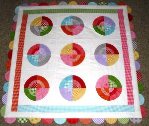 Raggedy Trees Quilt Pattern by Hedgehog Quilts