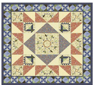 Blueberry Pie - quilt pattern - by Heartspun Quilts