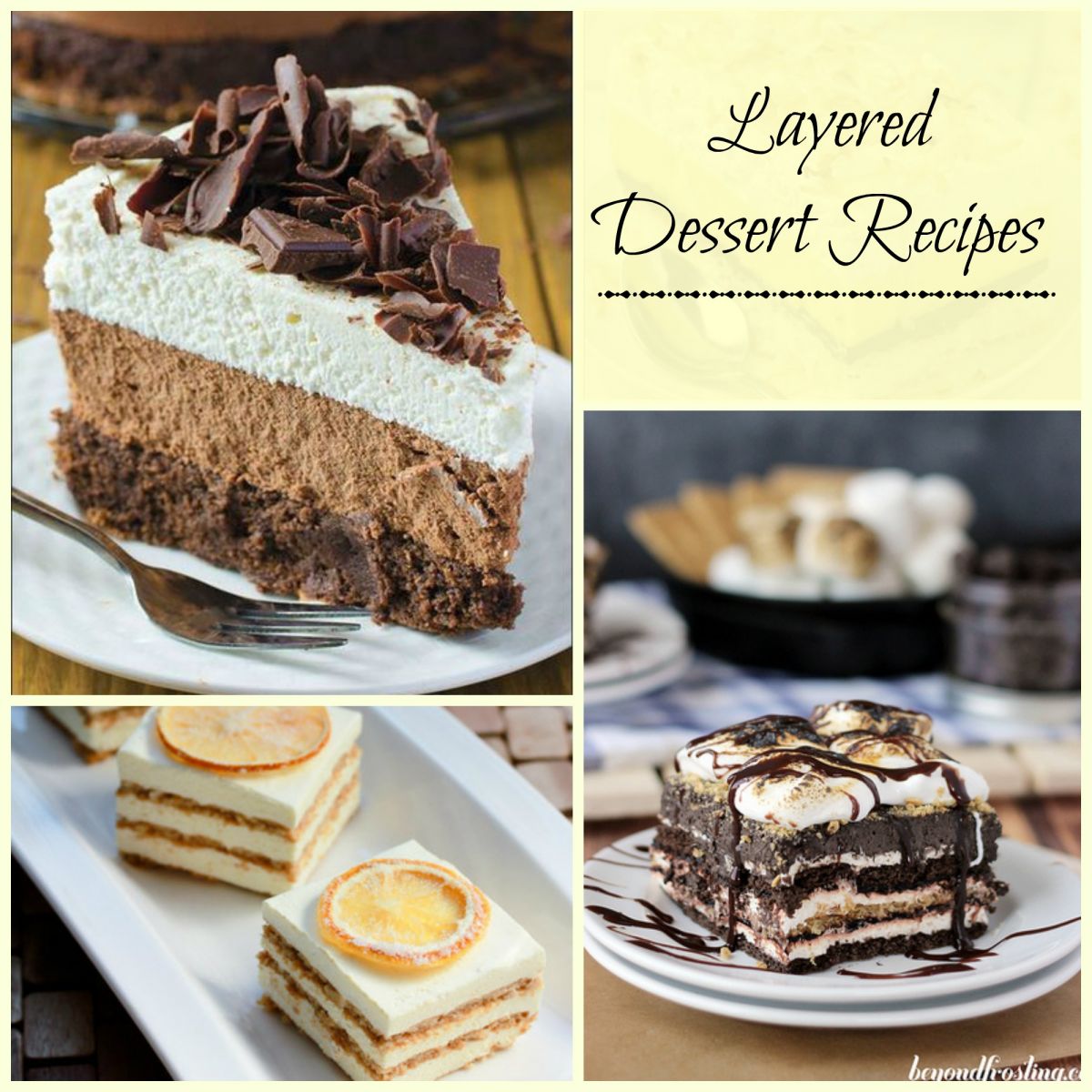 Simple Dessert Recipes: 24 Layered Dessert Recipes ...